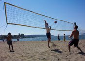 volleyball, vancouver beaches